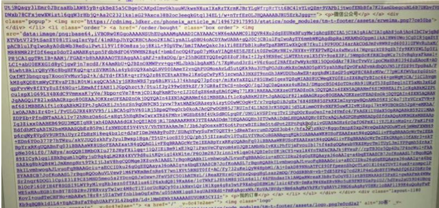 大圖片base64編碼后示例