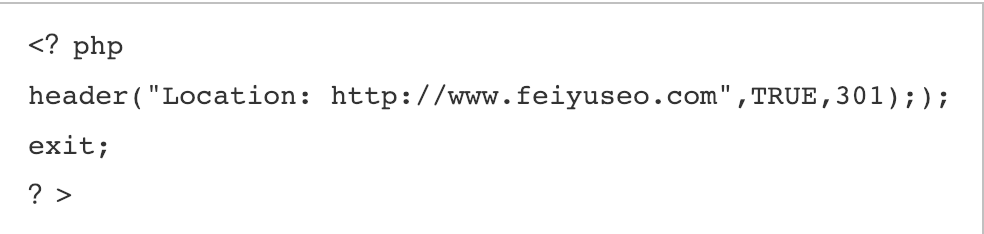 301跳轉(zhuǎn)的第二種實(shí)現(xiàn)方式