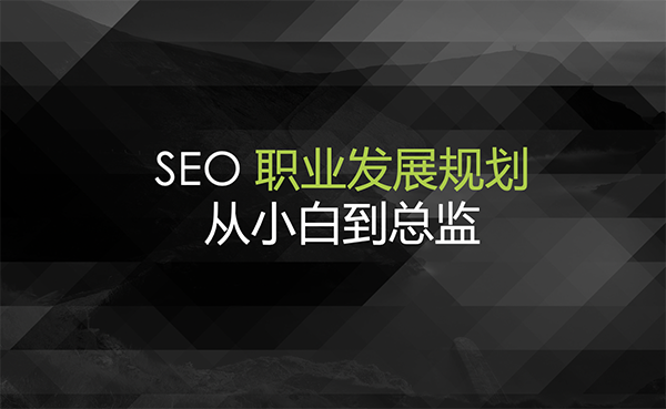 SEO從業(yè)者的職業(yè)發(fā)展規(guī)劃，你該走的幾個方向