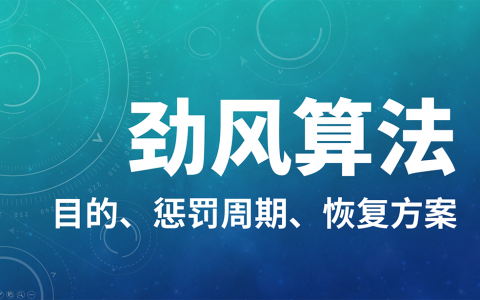 勁風(fēng)算法懲罰目的、周期、恢復(fù)方案配圖