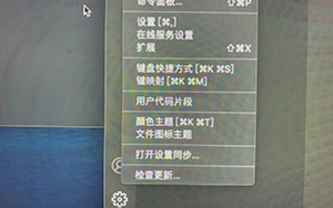 Mac設(shè)置vscode運(yùn)行的快捷鍵